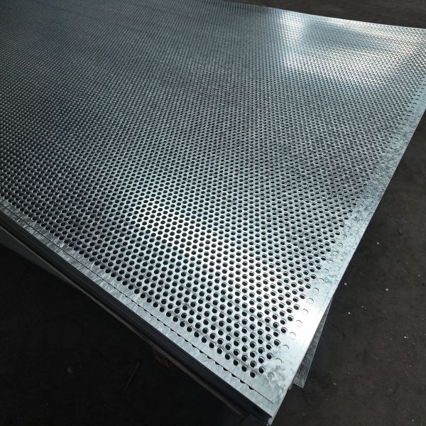 1mm Thick Galvanized Steel Perforated Metal Fence 1000*2000mm R20mm Round Hole