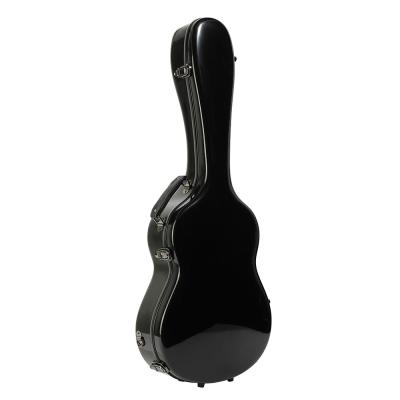 39 preto duro da caixa da guitarra clássica da fibra de vidro