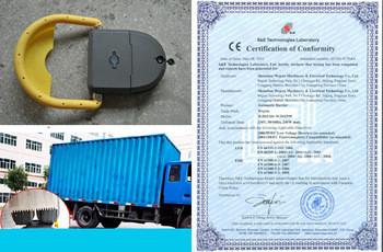 Prenda impermeable automática del equipo IP68 del estacionamiento de la cerradura del aparcamiento