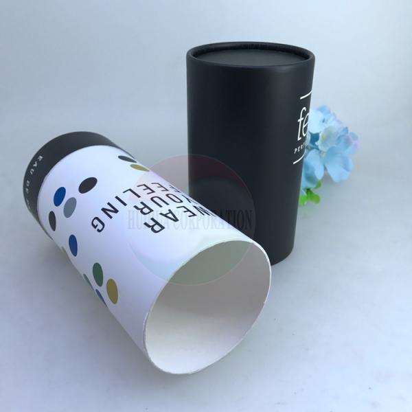 Eco - tubo de empaquetado del papel del cilindro amistoso de la cartulina con la tapa larga para la botella de perfume