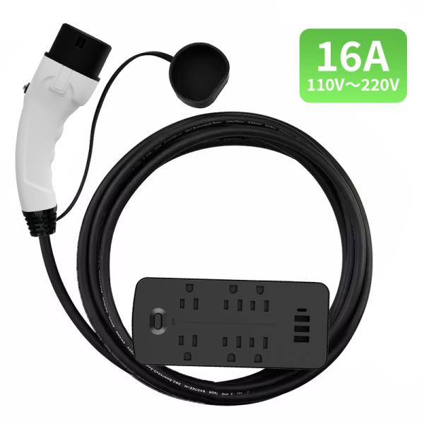 Olink Portable Electric Plug Outdoor Power 3.5KW 16A EV Discharger V2L Portable GBT EV Discharger