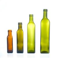 Em estoque 250 ml 500 ml 750 ml garrafas redondas de vidro com tampa