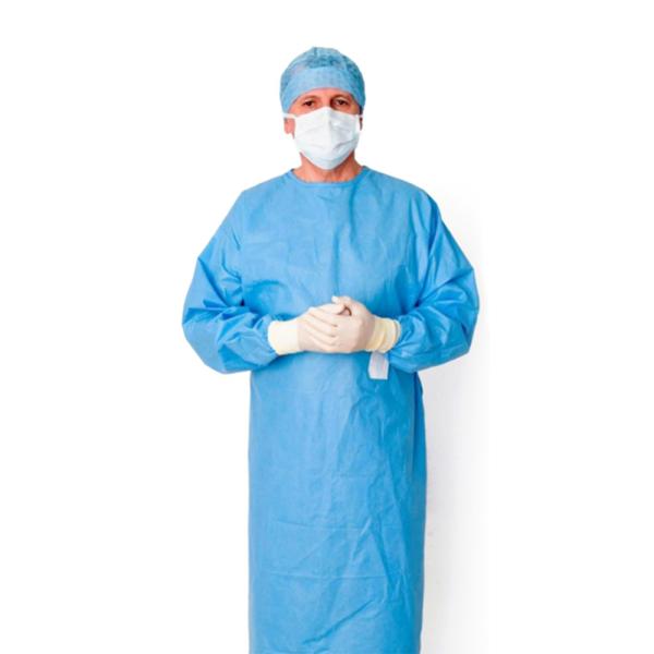 Colored Disposable Patient Gowns Dental Clinic With Adjustable Waist Ties