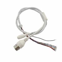 MX1.25 10 broches câble de caméra IP RJ45 châssis DC*5.5*2.1 câble de queue de caméra IP 011