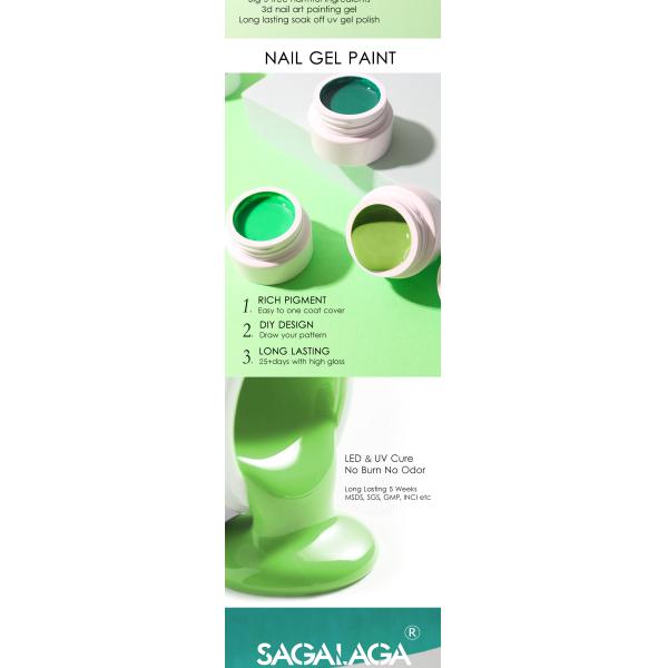 Pinturas de un solo trazo para uñas Pod Painting Nail Art Gel Paint