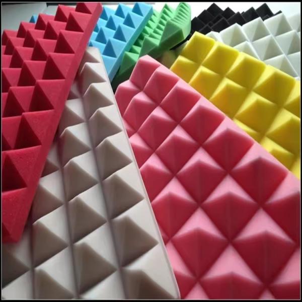 White and Black Soundproof Polyester Fiber Acoustic Panel for Office Sound Absorption