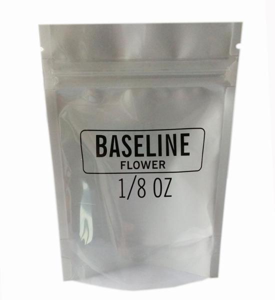 Aluminum foil clear plastic food packaging pouch bag with zipper