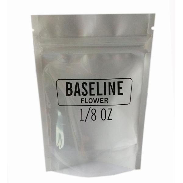 Aluminum foil clear plastic food packaging pouch bag with zipper