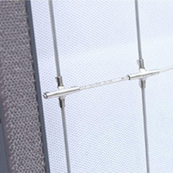 Wire Distance Gap 5cm 6cm 10cm 12cm Decorative Wire Mesh Grilles Transparent Visibility Suitable for Creating Open and Airy Interior Spaces