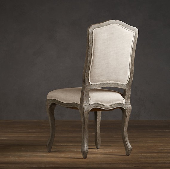 Rental wholesale wood frame chair linen fabric wooden carved chair event dining chair with upholstered