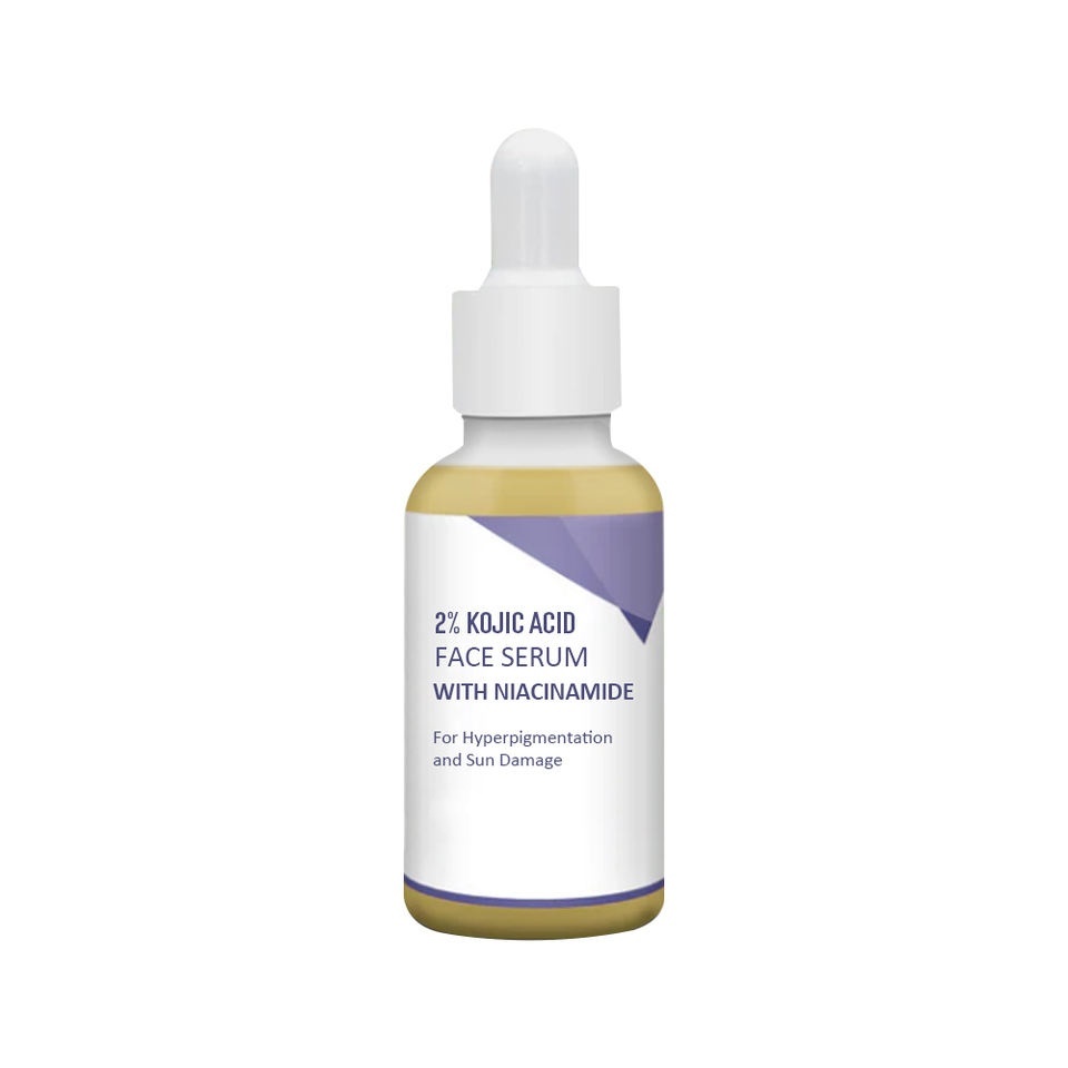 OEM ODM Brand Facial Skincare Serum Kojic Acid Niacinamide Glycolic Acid Brightens Skin Color Facial Serum Korean Skincare Products