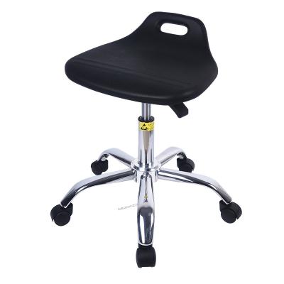 Modern Style ESD Lab Chair Stool For Laboratory Workshop School Office PU Foam Lift Rotate Industry Armrest Height 25-30