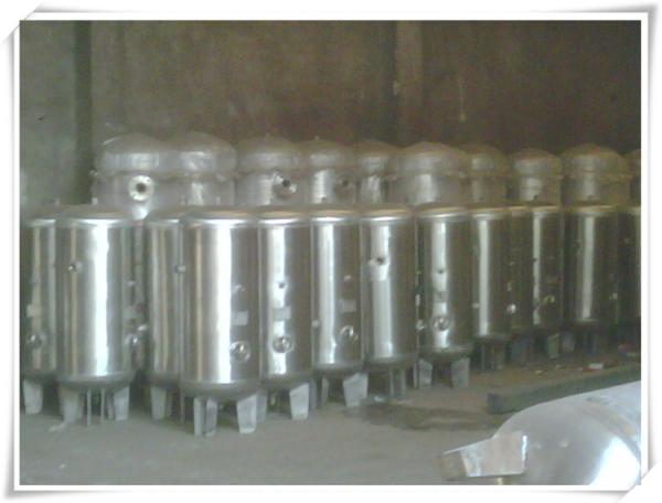 240 Gallon Stainless Steel Air Receiver Tank High Pressure Large Capacity
