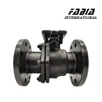 Valve à bille à haute température à étanchéité dure Valve à bille industrielle électrique à deux pièces pour le traitement de l'eau