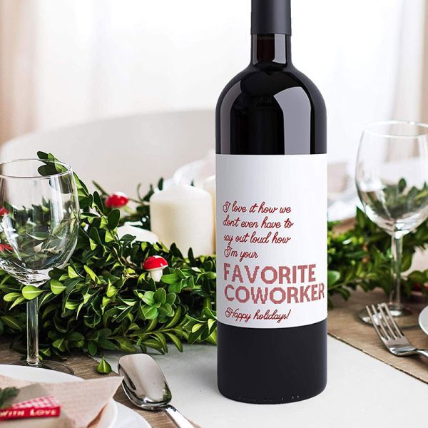 SGS Personalised Removable Fruit Wine Bottle Sticker Labels Printing