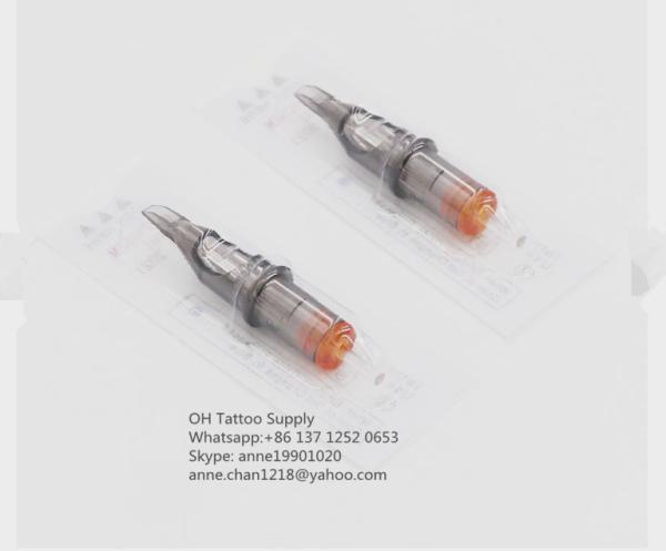 Membrane System Precision Disposable Sterile Tattoo Needle Cartridges Excellent Ink Flow For Tattooing