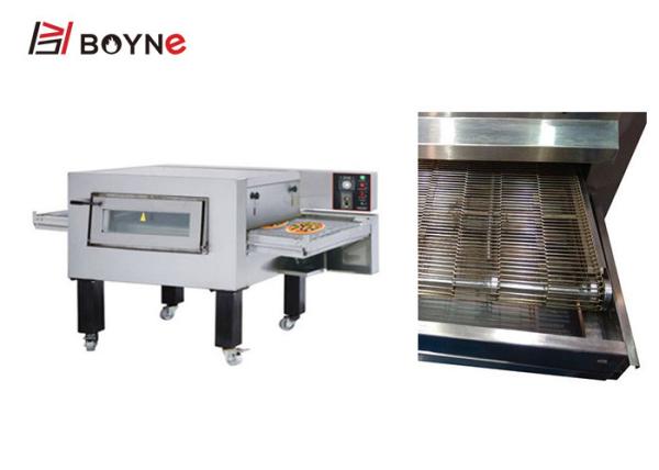 Restaurant Equipment Pizza Oven , Microcomputer Control Commercial Conveyor Pizza Oven