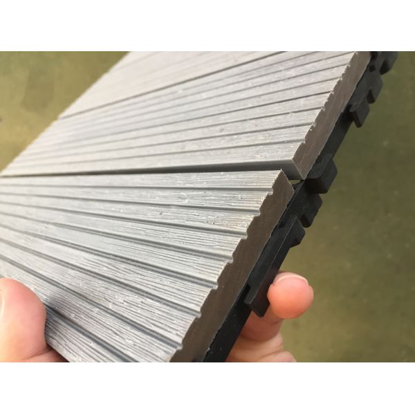 Self Locking WPC Tiles for Garden, No Tools Needed, Bug Resistant