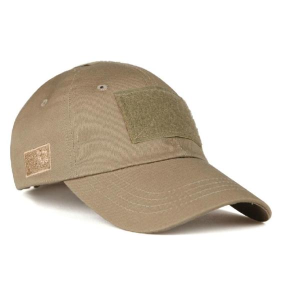 Velcro Patches Tactical Baseball Cap 100% Cotton 56cm Curve Brim