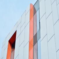 0.25mm espesor de aluminio revestimiento de pared de metal exterior dentro de 1000-8000mm longitud