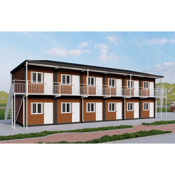 2024 Modern Steel Flat Pack Container House pré-construção de trabalho dormitório personalizável espaço de vida pronto