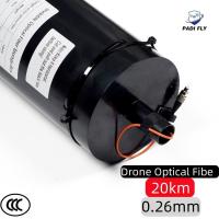 Fpv anti-interférence à longue distance noire 20 km Canne en forme de fibre optique pour drone Transcepteur fonction drone anti-interférences