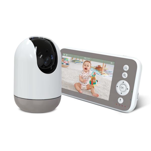 5.5 Inch 1080P Video Baby Monitor with Pan Tilt Night Vision