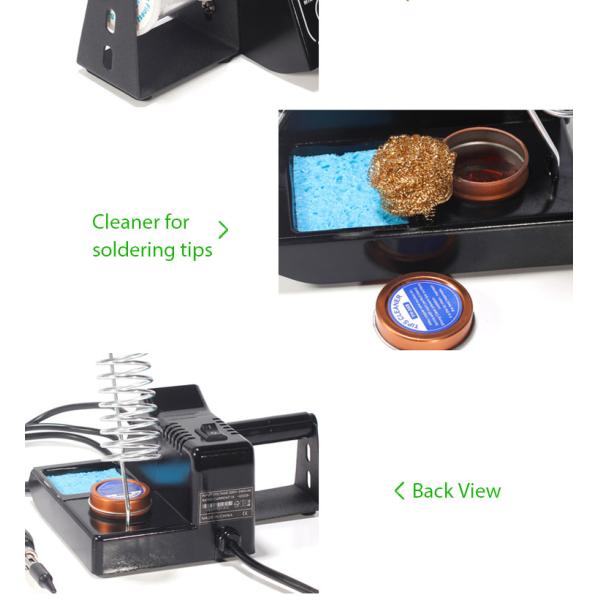 High Power Anti Static Adjustable Temperature Soldering Station Green 926LED 60W