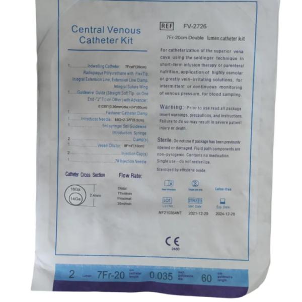 Medical Disposable Central Venous Catheter Cvc Catheter Kit