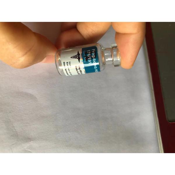 Custom 2ml Holographic Print Vinyl Sticker Label Glossy Finish Semaglutid Peptide Aluminum Plastic PP Material Free Packaging