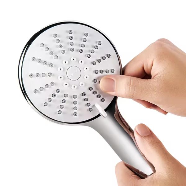 Three Function Modes Hand Shower High Pressure Showering Plastic Bathroom Shower Head