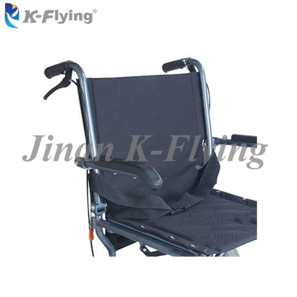 Aluminm Alloy Backrest Manual Foldable Wheelchair Adult Disabled