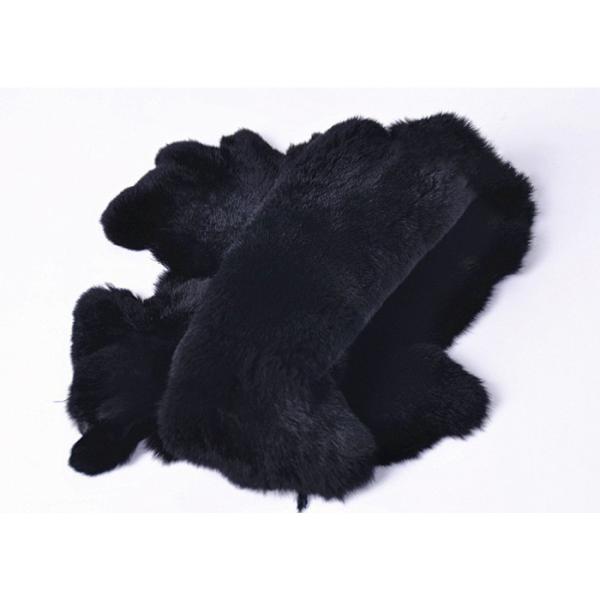 Piel natural del conejo de Rex de la chinchilla, piel esquilada auténtica suave de la chaqueta de la piel del conejo