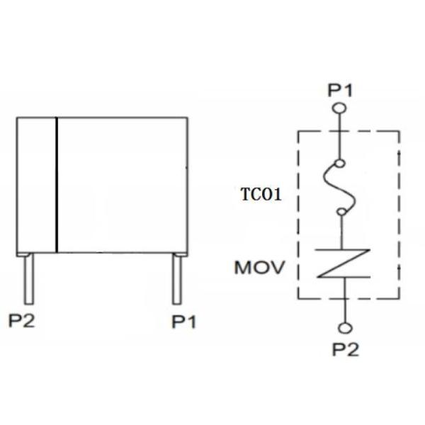 10КА 275ВАК 115Дж ТФМОВ 15С431К с варистором металлической окиси и термальным взрывателем для ограничителей перенапряжения