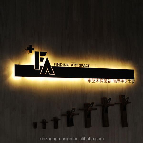 Factory Custom Creative Stainless Steel Outdoor Indoor Light Sign Projection Mini Bottom Light Box