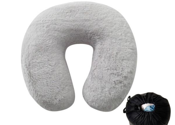 Soft Car Travel Neck Pillow , U Shape Cartoon Pattern Neck Nursing Cushion