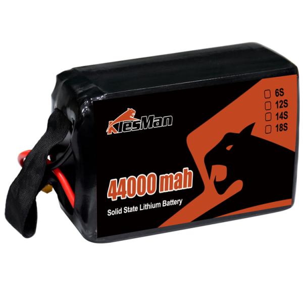 Batterie à longue durée de vie pour drones FPV XT60 6S 44000MAh 22.2V Lipo pour drones agricoles