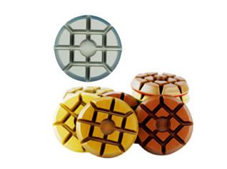 Resin Bond Diamond Floor Pads , Easy Manipulation Diamond Grinding Pads For Concrete