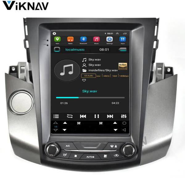 10.4 дюймовый Android сенсорный экран Автомобильное радио Для 2008-2012Toyota Rav4 Мультимедийный плеер Навигация 4G Беспроводное Carplay