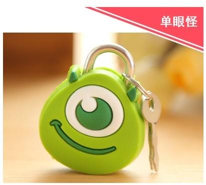 students note  cartoon lock