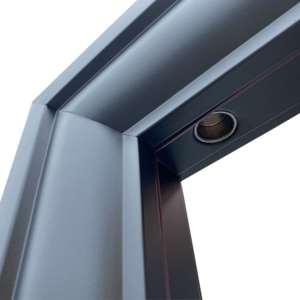 Anti-Theft Customizable Steel Door Sleek Modern for Residential Front Entry