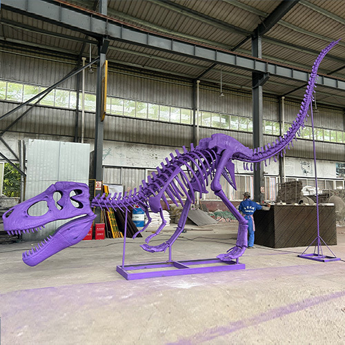 Fiberglass Sculpture Life Size Dinosaur Skeleton Model Resin Crafts