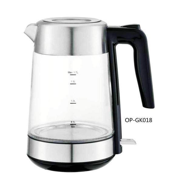 Cordless Electric Kettle 220V Electric Glass Mechanical OEM Tea Pots