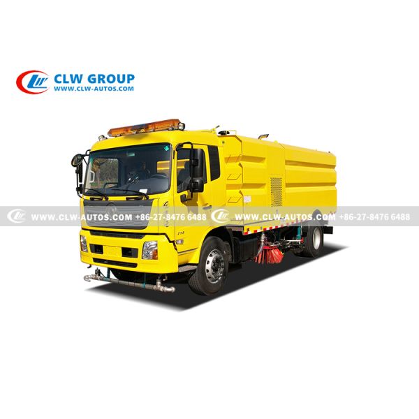 Dongfeng KR 210HP Road Sweeper Truck with 7m³ Stainless Steel Garbage Tank and 9m³ Water Tank