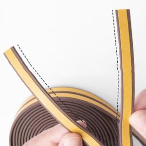 High Quality U-Type Silicone Rubber Seal Strip China Supply EPDM Foam Custom