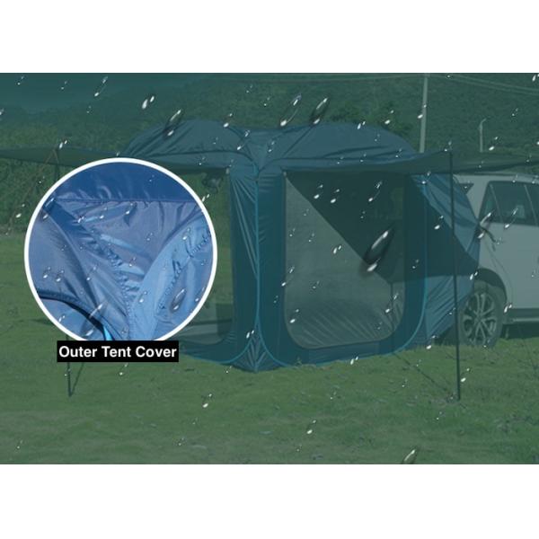 200*200*196CM Серебряный покрытый 210T Поп-УП Тент SUV с водонепроницаемым дизайном и защитой от УФ-излучения