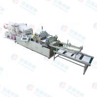 Équipement de fabrication de sacs de filtration d'air trapézoïdal extérieur à ultrasons entièrement automatique