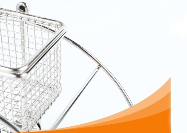 Commercial Buffet Supplies, Sky Wheel Rotary French Fries Container, Stainless Steel 6-Basket Snack Food Holder
