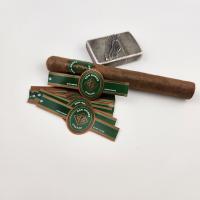 Customzied Shape Paper Cigar Label Printing Embossed Foil Stickers Cigar Ring Band Labels Gold Foil