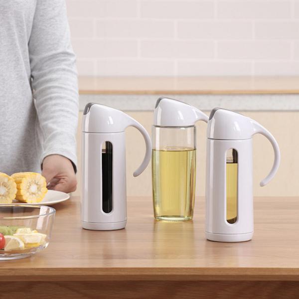 Бутылка оливкового масла 500ml H20.5cm акриловая расквартировывая стеклянная